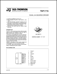 Click here to download TDF1778 Datasheet