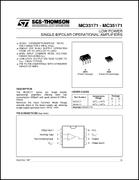 Click here to download MC33171IN Datasheet