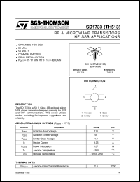 Click here to download SD1733 Datasheet