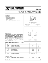 Click here to download SD1898 Datasheet