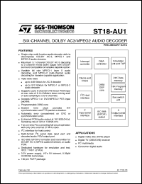 Click here to download ST18AU1 Datasheet