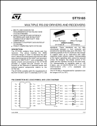 Click here to download ST75185CN Datasheet
