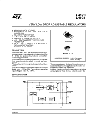 Click here to download L4921 Datasheet