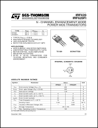 Click here to download IRF620FI Datasheet