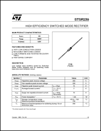 Click here to download STSR220 Datasheet