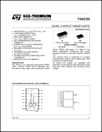 Click here to download 74AC20 Datasheet