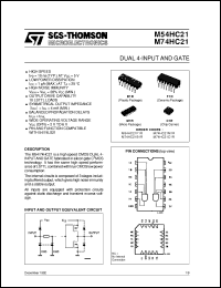 Click here to download M74HC21 Datasheet