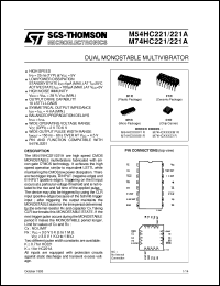 Click here to download M74HC221A Datasheet