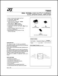 Click here to download TS922IP Datasheet