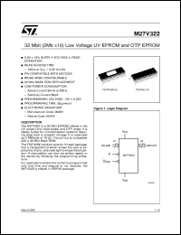 Click here to download M27V322 Datasheet
