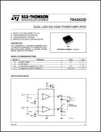 Click here to download TDA2822D Datasheet
