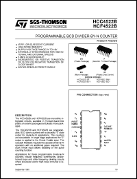 Click here to download HCF4522 Datasheet