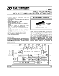 Click here to download L6223 Datasheet
