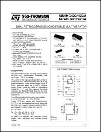 Click here to download M74HC423A Datasheet