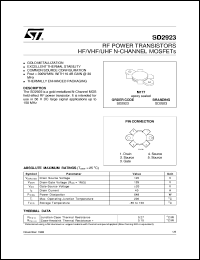 Click here to download SD2923 Datasheet