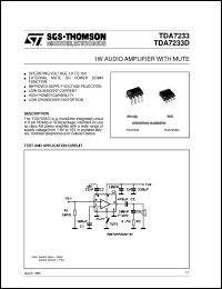 Click here to download TDA7233 Datasheet