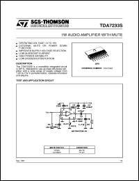Click here to download TDA7233S Datasheet