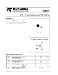 Click here to download 2N2369 Datasheet