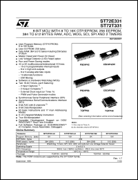 Click here to download ST72T331J4 Datasheet