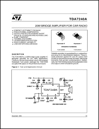 Click here to download TDA7240 Datasheet