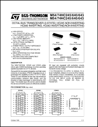 Click here to download M74HC245 Datasheet