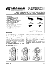 Click here to download M74HCT241 Datasheet