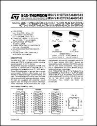 Click here to download M74HCT640 Datasheet