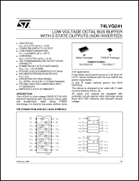 Click here to download 74LVQ241 Datasheet