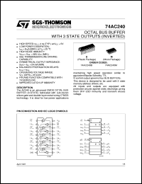 Click here to download 74AC240 Datasheet