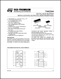 Click here to download 74AC244 Datasheet