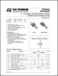 Click here to download STP6N25 Datasheet