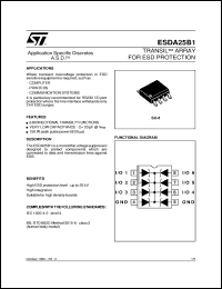 Click here to download ESDA25B1 Datasheet