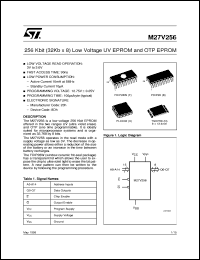 Click here to download M27V256 Datasheet