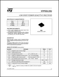 Click here to download STPS2L25 Datasheet