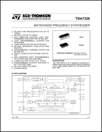 Click here to download TDA7326D Datasheet