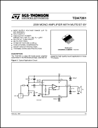 Click here to download TDA7261 Datasheet