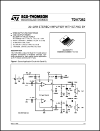 Click here to download TDA7262 Datasheet
