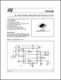 Click here to download TDA7265 Datasheet