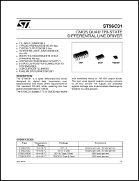 Click here to download ST26C31 Datasheet