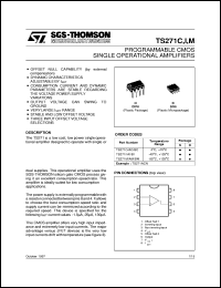 Click here to download TS271AIN Datasheet