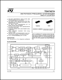 Click here to download TDA7427AD1 Datasheet