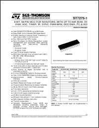Click here to download ST72751N7 Datasheet