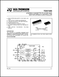 Click here to download TDA7285D Datasheet