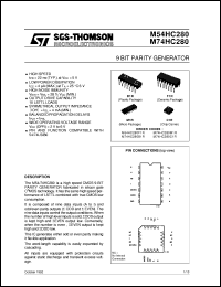 Click here to download M74HC280 Datasheet