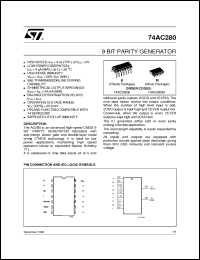 Click here to download 74AC280 Datasheet