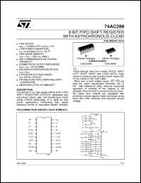 Click here to download 74AC299 Datasheet
