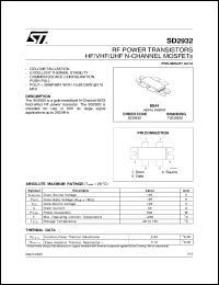 Click here to download SD2932 Datasheet