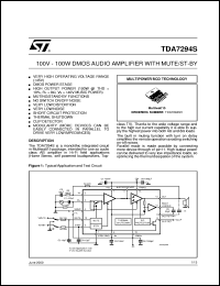 Click here to download TDA7294S Datasheet