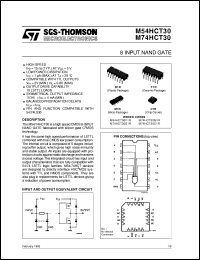 Click here to download M74HCT30 Datasheet
