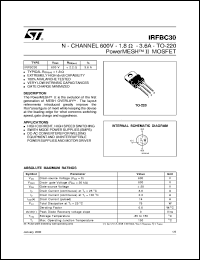 Click here to download IRFBC30 Datasheet